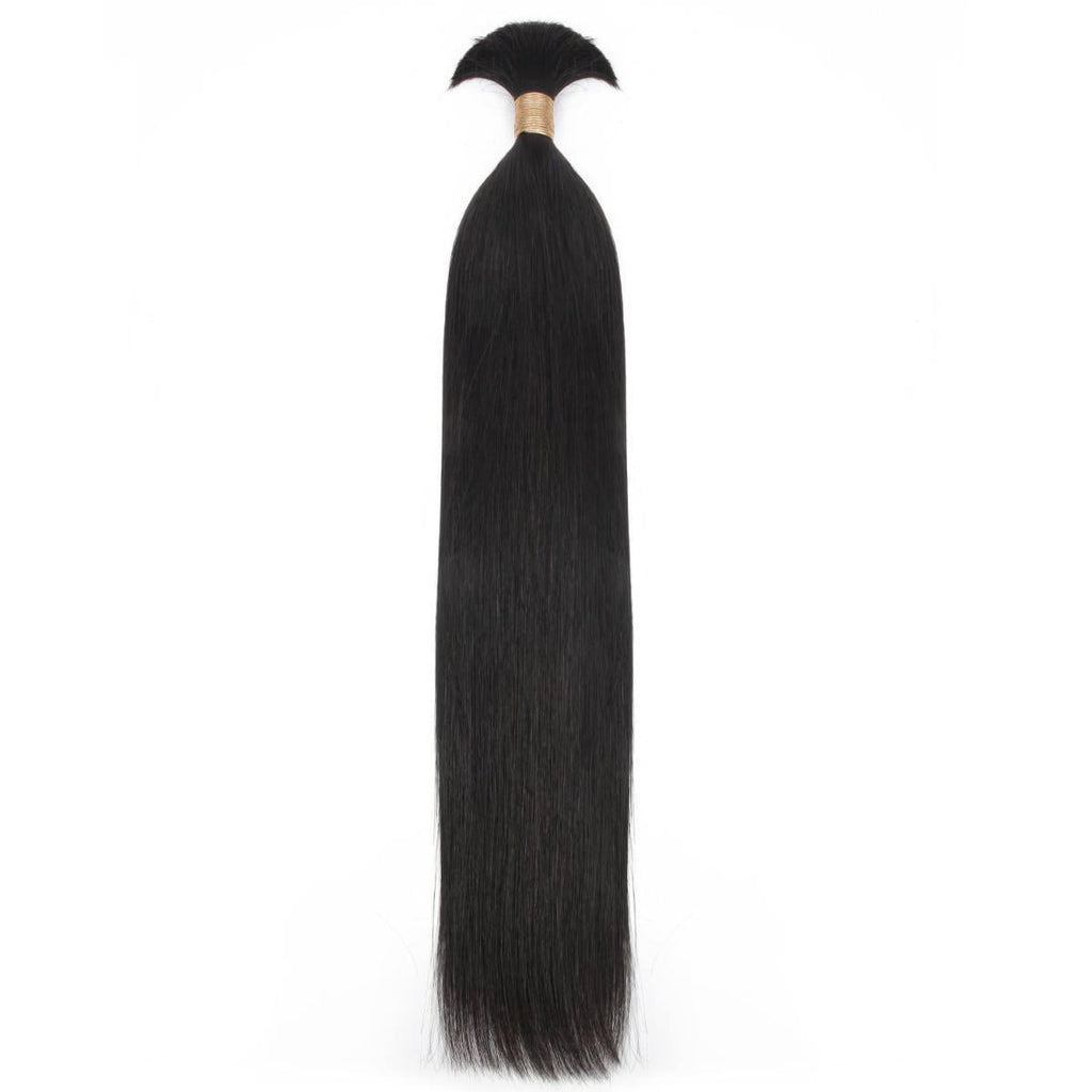 Straight Bulk Human Hair Extensions