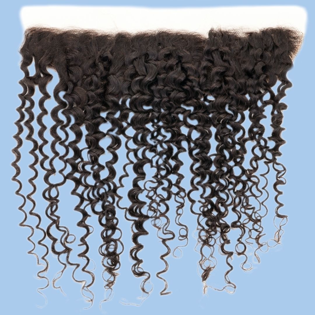Kinky Curly 13x4 Transparent Lace Frontal